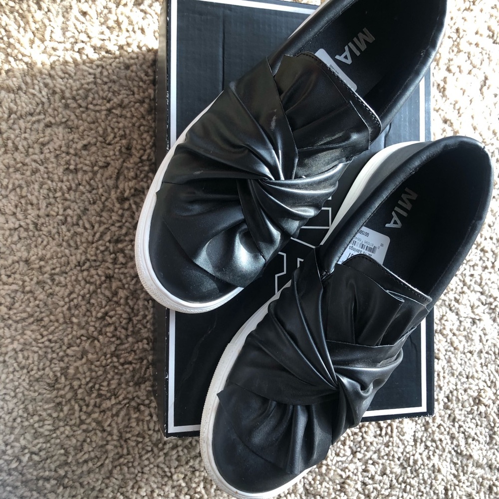 Black sneakers